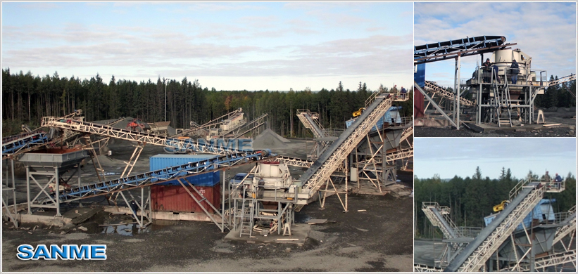 Diabase Aggregates production Line in Russia