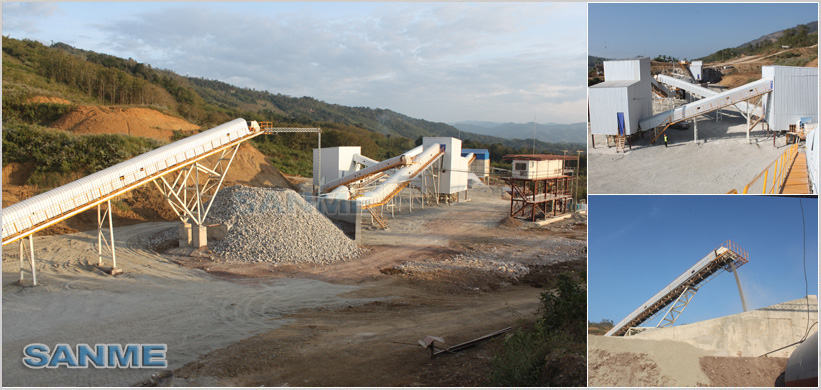 Laos 230t/h limestone production line